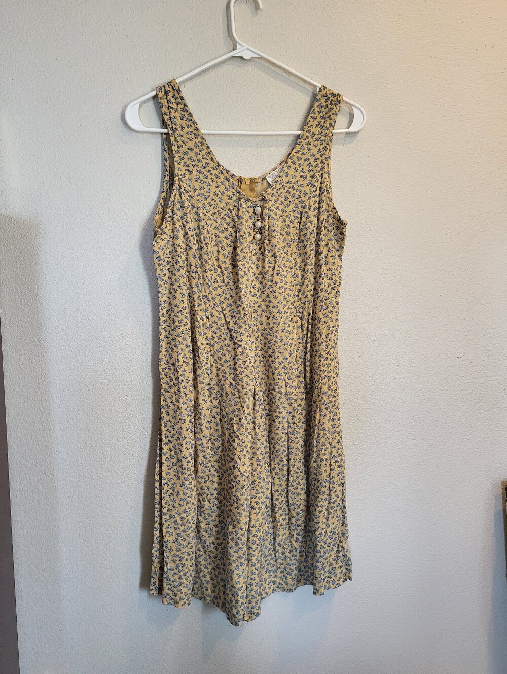 Vintage 90s Floral Romper Moda International Women's Size Medium M